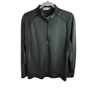Kjus‎ Men's Kallen Half Zip Pullover Size 52 Large Green Midlayer Golf Stretch